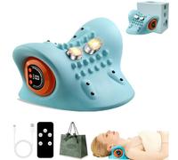 2025 New Hugterra neck Massager, Hugterra Hump Corrector, 6 Level Massage Intensity, 4D Rechargeable Portable Massager (1PC)