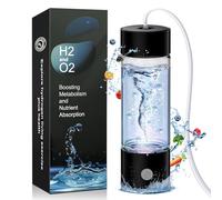 2025 New Hydrogen Water Bottle【International Certification 5000+ PPB】Military-Grade Hydrogen Absorption Efficiency【9-Hour Nano Hydrogen Lock】Hydro Water Bottle SPE/PEM Doppelter Wasserstoffgehalt