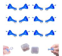2025 New Inflatable Silicone Ear Plugs, Ultra-Comfy Reusable Noise-Reducing Earplugs, Innovative Self-Adaptive Liquid Earplug for Swimming Travel Snoring Airplanes Study Work Noisy Places(6set)