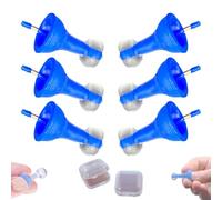 2025 New Inflatable Silicone Ear Plugs, Ultra-Comfy Reusable Noise-Reducing Earplugs, Innovative Self-Adaptive Liquid Earplug for Swimming Travel Snoring Airplanes Study Work Noisy Places(3set)