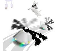 2025 New Interactive Dog Toys Dog Ball, Active Moving Ball Toy with LED Light for Dogs and Cats, Rechargeable Electric Rolling Ball with Motion Activated Interactive Toys for Pets (bones)