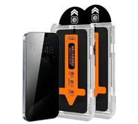 2025 New Invisible Screen Protector -Fingerprint-Proof Dust Free, 2 Packs Screen Protectors for iPhone 16 15 14 13 12 11 Pro Max (Anti-peep film,For iphone16)