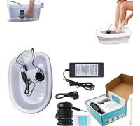 2025 New Ionic Foot Spa, 2.0 Ionic Foot Spa at Home Detox and Cleanse,Hydrogen Balance Ion Detox Footbath Machine, for Improve Sleep, Regain Vitality (with Basin)