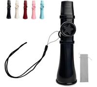 2025 New Kazoo - Easy to Play, Kazoos for Adults, Beginner Professional Portable Musical Instruments,Adjustable Tone Kazoo for Adults, Guitar/Ukulele/Piano Accompaniment (Black)
