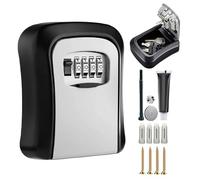 2025 New Key Safe Wall Mounted, Security Key Holder, Combination Lock Box, Waterproof Outdoor Lock Box For Home Garage School