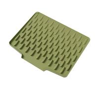 2025 New Large Size Silicone Dish Drying Mat, Multi-Purpose Silicone Drying Mat for Dishes Fruit Non-Slip Kitchen Sink Drainer Heat-Resistant Counter Surface Protector (Green, 40x32.5x1.5cm)