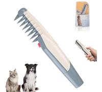 2025 New Lifweb Mataway E-Comb - 2 in 1 Pet Grooming Comb for Knot & Tangle Removal, Electric Detangling Brush for Dogs & Cats