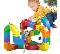2025 New Magic Rail Cube, 123 Pcs Track Fusion Train Set For Kids, Rail Cube Magnetic Train Sets For 3 Year Old Boys, Electric Trains Set, Birthday (Basic Model)
