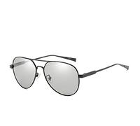 2025 New Men's Polarized Color-Changing Sunglasses Day and Night Driver Sunglasses (Color : D, Size : Medium)(E)
