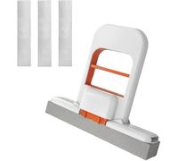 2025 New Mini Mop - Portable Self-Squeeze Mop for Small Spaces, Strong Absorbent Desktop & Car Cleaning Tool (Ergonomic Handle + 3* Quick-Dry Sponge Head)