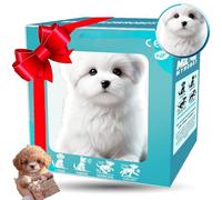 2025 New My Realistic Robot Dog, Smart Robot Dog, Realistic AI Ro-bot Do-g Puppy, My Real-istic Robotic Puppy, for Sitting, Barking, Walking And Running C