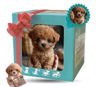 2025 New My Realistic Robot Dog, Smart Robot Dog, Realistic AI Ro-bot Do-g Puppy, My Real-istic Robotic Puppy, for Sitting, Barking, Walking And Running Brown