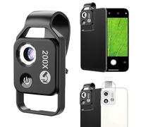 2025 New Nano Zoom 200x for iPhone, 200x Pocket Microscope Camera, Mini Microscope with Polarizer, High-Tech Clip-On Lens, More Stable and Clearer