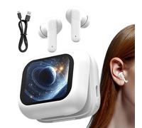 2025 New NE20 Translation Earbuds Real Time,NE20 Earbuds,Real Time Noise Cancellation Wireless,LCD Touch Screen For Travel Learning Business Trip Work Study
