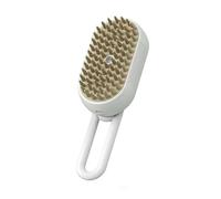2025 New Pet Steam Spray Massage Brush - 3-in-1 Deshedding Comb for Cats & Dogs, Anti-Static & Hair Control Grooming Brush, Deep Cleaning Pet Beauty Comb (white)