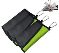 2025 New Portable Fishing Lure Multi-Layer Storage Bag, Waterproof Tackle Binder with Buckle, Large Capacity Soft Bait Organizer for Fishing Gear, Hooks, Rigs & Jigs (Green,3 Pcs)