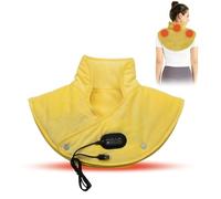 2025 New Portable USB Heating Pad for Neck and Shoulder, 3-Temp & 3-Massage Modes, Fast Heat in 60s, Auto Shut-Off, Gifts for Parents Birthday & Christmas Gifts for Women Mom Wife Grandma