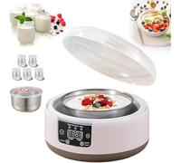 2025 New Probiotic 1.2L Yogurt Maker Machine, 36 Hour Constant Temperature Control Yogurt Maker, Led Display Adjustable Time, Electric Yogurt Machine for Home Use for Women Men (with 5 Cups)
