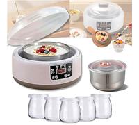 2025 New Probiotic 1.2L Yogurt Maker Machine -36 Hour Constant Temperature Control Yogurt Maker - Led Display Adjustable Time for Men and Women - Electric Yogurt Machine for Home Use