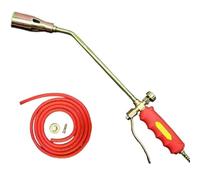 2025 New Propane Torch Weed Burner Kit, Blow Flame Torch Weed Burner with Hose, Portable Propane Torch Gun Weed Burner with Push Button Igniter for Weeds, Garden(35mm,5m)