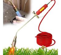 2025 New Propane Torch Weed Burner Kit, High Output 1,900,000 BTU Portable Propane Torch Gun Weed Burner, Flame Thrower Weed Torches Tank with Push Button for Outside Garden
