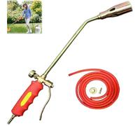 2025 New Propane Torch Weed Burner Kit, Portable Propane Torch Weed Burner with Hose, High Output Blow Torch for Garden Weeding, Roofing, Ice, Snow (50mm Diameter, 2 m Gas Pipe)