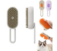 2025 New Puffease Spritz Defur Comb for Pets 3 In 1 Cat Steam Brush Dog Steam Grooming Brush for Long and Short Hair, Multifunctional Pet Grooming Comb for Removing Tangled and Loose Hair