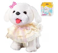 2025 New Realistic Robot Puppy, Interactive Plush Pets Puppy Dog Toy An Interactive Puppy Toy That Can Walk Shaking Tail Pretend Dress Up Stuffed For Boys And Girls Model A