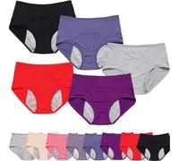 2025 New Relivira Underwear-Pelvic Floor Support & Leakproof Underwear, Reusable Incontinence Underwear for Women (5PC-A,L)