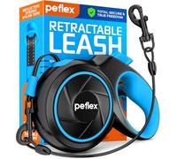 2025 New Retractable Dog Leash 18,2 ft' - Chew Proof Cable Included - 360° Tangle Free - Heavy Duty Reflective Retractable Leash for Small Medium Large Dogs up to 120 lbs - Soft Touch Anti-Slip Handle
