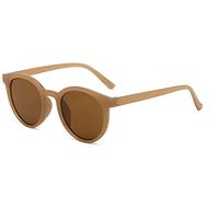 2025 New Retro Small Round Frame Street Shot Men and For Women Sunglasses, Outdoor Vacation Beach Glasses (Color : A, Size : Medium)(E)