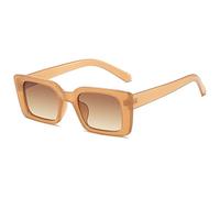 2025 New Retro Small Square Sunglasses Party Holiday Street Shooting Decoration Sun-Shading Men and For Women Glasses (Color : A, Size : Medium)(C)