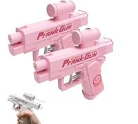 2025 New Reverse Water Gun Prank, 3 Colors Double-Sided Quirky and Trick Spraying Water,Prank Squirt Reverse Water Gun，Fun Two-Way Refillable Large Capacity (2, Pink)
