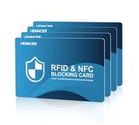 2025 NEW RFID Blocking Card, 6 Pack Fuss Protection for Entire Wallet Shield, Credit Card Protector NFC Bank Debit Blocker, Identity Theft Prevention for Passport Travel Security, Blue