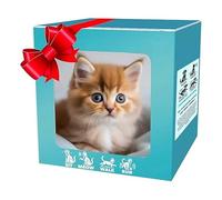 2025 New Robot Cats Toy, AI Robotic Cat, Robot Dogs That Act Like Real Cats, Interactive Plush Robots Toy for Adults yellow