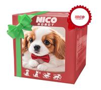 2025 New Robot Cats Toy, AI Robotic Cat, Robot Dogs That Act Like Real Cats, Interactive Plush Robots Toy for Adults St. Bernard Brown