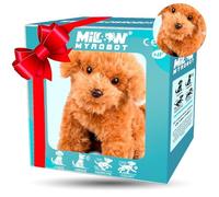 2025 New Robot Dog for Adults,My Realistic Robot Puppy AI Robotic Dog,That Acts Like a Real Puppy,Tail Wagging, Walking Brown