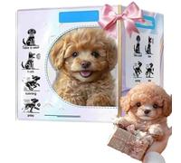 2025 New Robot Dog,Interactive Smart Pet with Movements Walking Ai Robotic Dog,My Realistic Robot Puppy That Acts like a Real Puppy Walking,Simulation Plush Walking Dogs Toys for Adults & Kids (Brown)