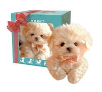 2025 New Robot Dog, My Realistic Robot Puppies, Robots Puppy That Acts Like A Real Puppy -Walking, Barking, Tail Wagging, Cute Realistic Dog Plush Toy for Kids