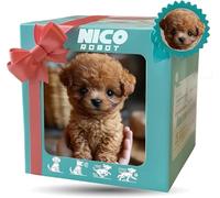 2025 New Robot Dog, My Realistic Robot Puppy, interactive Plush Robots Dogs for Adults, Acts Like a Real Puppy Bow walking, Barking, Tail Wagging B