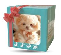 2025 New Robot Dog, My Realistic Robot Puppy,interactive Plush Robots Dogs for Adults,walking, Barking, Tail Wagging Acts Like a Real Puppy Bow [white]