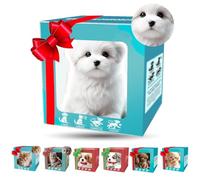 2025 New Robot Dog, My Realistic Robotic Puppies, Ai Dog, Interactive Plush Dogs for Walking, Barking, Tail Wagging (D)