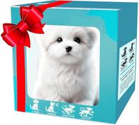 2025 New Robot Dog, Robot Puppy That Acts Like A Real Puppy, Nicooo - My Realistic Robotic Puppies, Nicooo DogRobot for Adults, Ai Niccoo RobotDog - Walking, Barking, Tail Wagging (White B)
