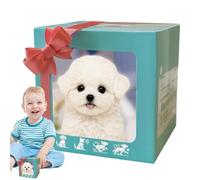 2025 New Robot Dog - Smart Realistic Barking Robot Puppy Toy | 4.72x3.94x6.3 Inches Realistic Robôt Puppy | ABS Fabric Smart Electronic Dog Toy | Interactive Educational Robotic Púppy For Boys, Girls