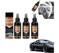 2025 New Rust Remover Spray, RustSpray For Metal Cars Bikes, Weatherproof Stain Removal Cleaning Sprays, Destroys Rust & Dirt in One Application, Quickly Breaking Down Rust Molecules Tools (3)