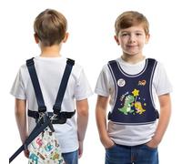 2025 New Safety Harness for Autism and Special Needs Child (3-6 yrs), Anti-Elopement Vest Harness with Light Reflector and Grab Handle for Active, Autistic ADHD Kids,Adjustable Tether Leash with Pouch