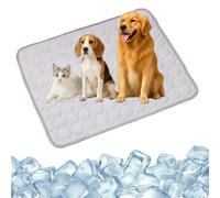 2025 New Self Pet Cooling Mat for Dogs Cats, Dog Cooling Mat, Portable Washable Pet Coolings Pad, Summer Dog Bed for Home & Outdoor, No Need to Refrigerate or Freeze (Grey,S(50 * 40))