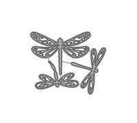 2025 New Silver Dragonfly Metal Cutting Dies for Card Making Embossing Paper Photo Album Stamps Crafts Templates Mould Stencils,Die-Cutting and Embossing