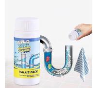 2025 New Sink Drain Cleaner, Multi-functional Sink and Drains Cleaner Powder Cleaning, Pipes Cleaning Tool Foam Cleaner for Drains, Powerful Pipe Dredging Agent for Home Kitchen Toilet (1Pcs)