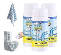 2025 New Sink Drain Cleaner, Multi-functional Sink and Drains Cleaner Powder Cleaning, Pipes Cleaning Tool Foam Cleaner for Drains, Powerful Pipe Dredging Agent for Home Kitchen Toilet (3Pcs)